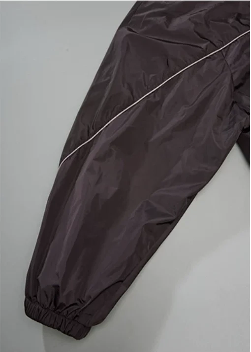 Women's 2-Way Collar Nylon Tracksuit