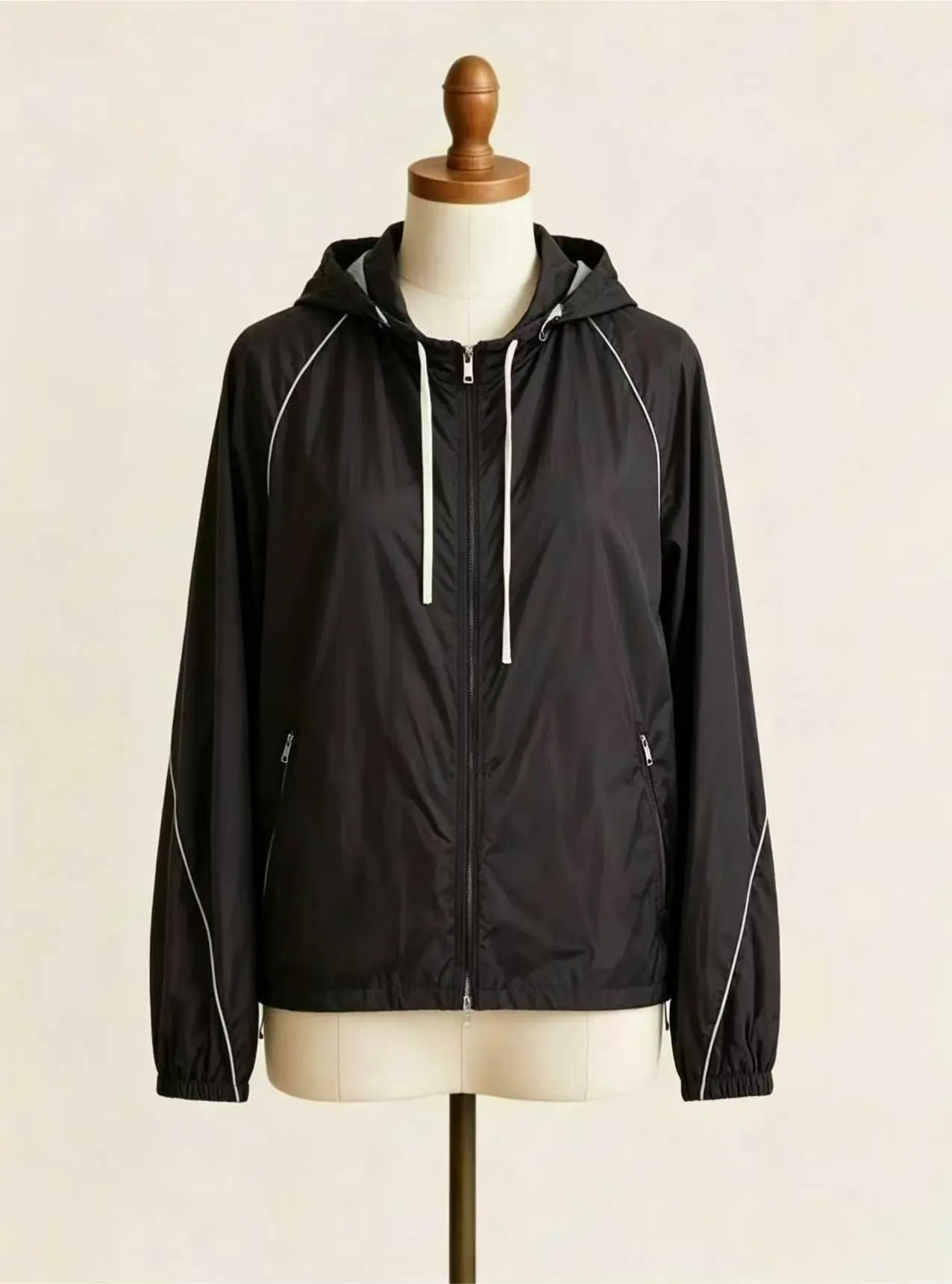 Women's 2-Way Collar Nylon Tracksuit