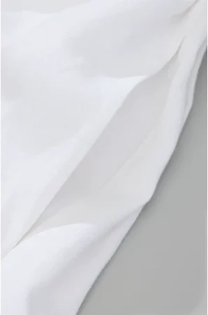 Women's Deconstructed Linen Cut-out Dress