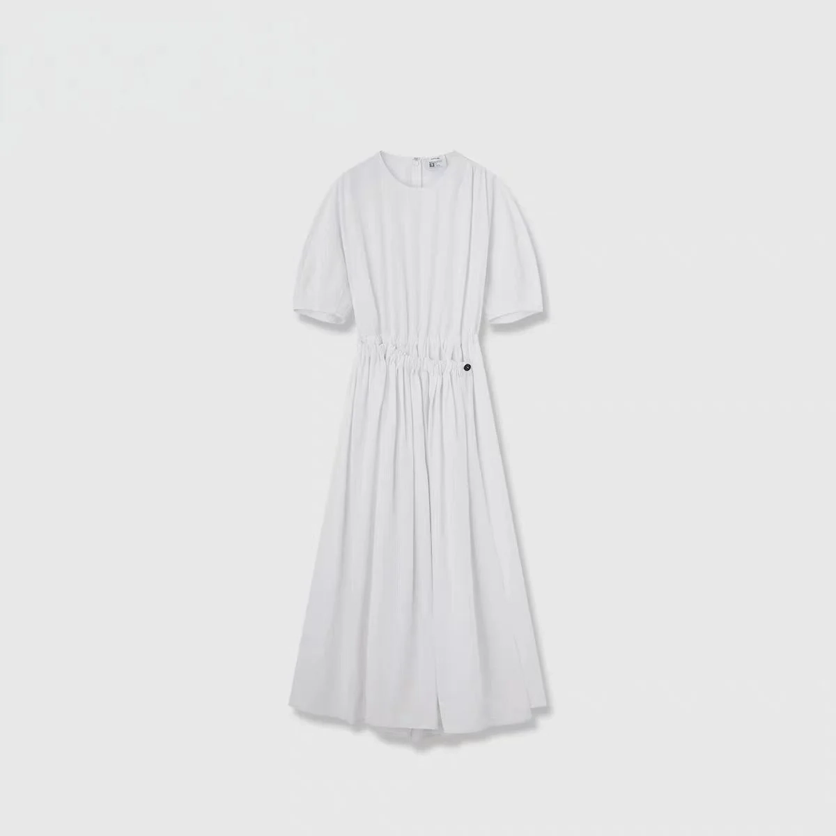 Women's Deconstructed Linen Cut-out Dress