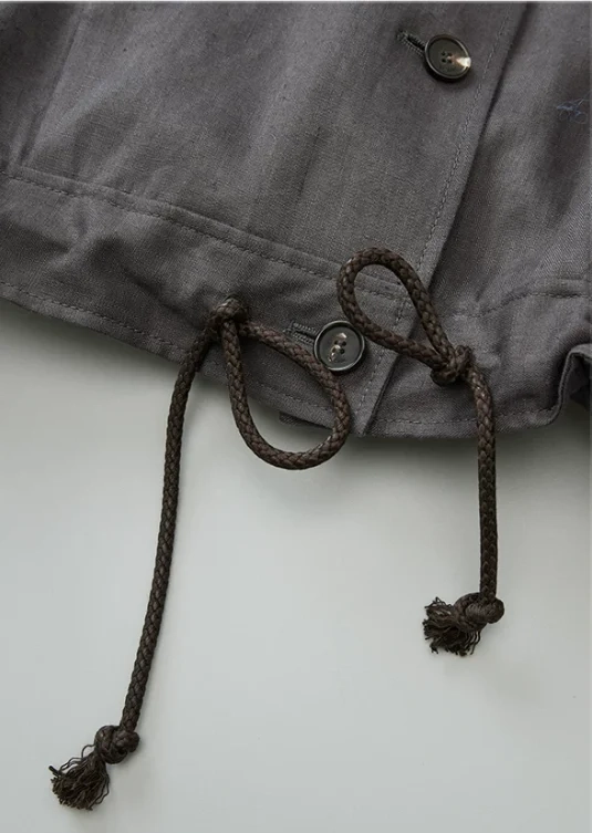 Women's Stand Collar Linen Jacket
