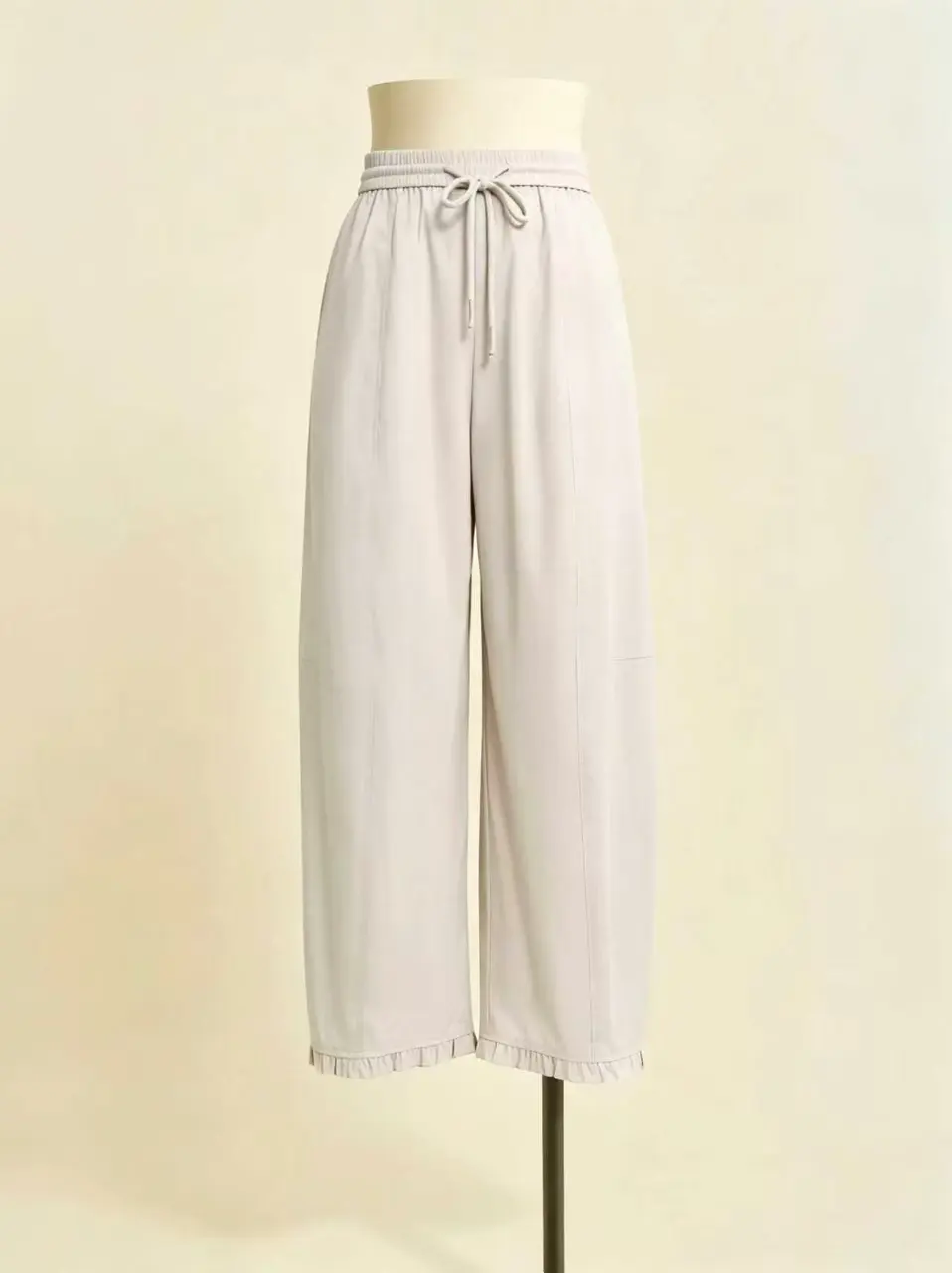Women's Cotton blend Wide Leg Cropped Pants