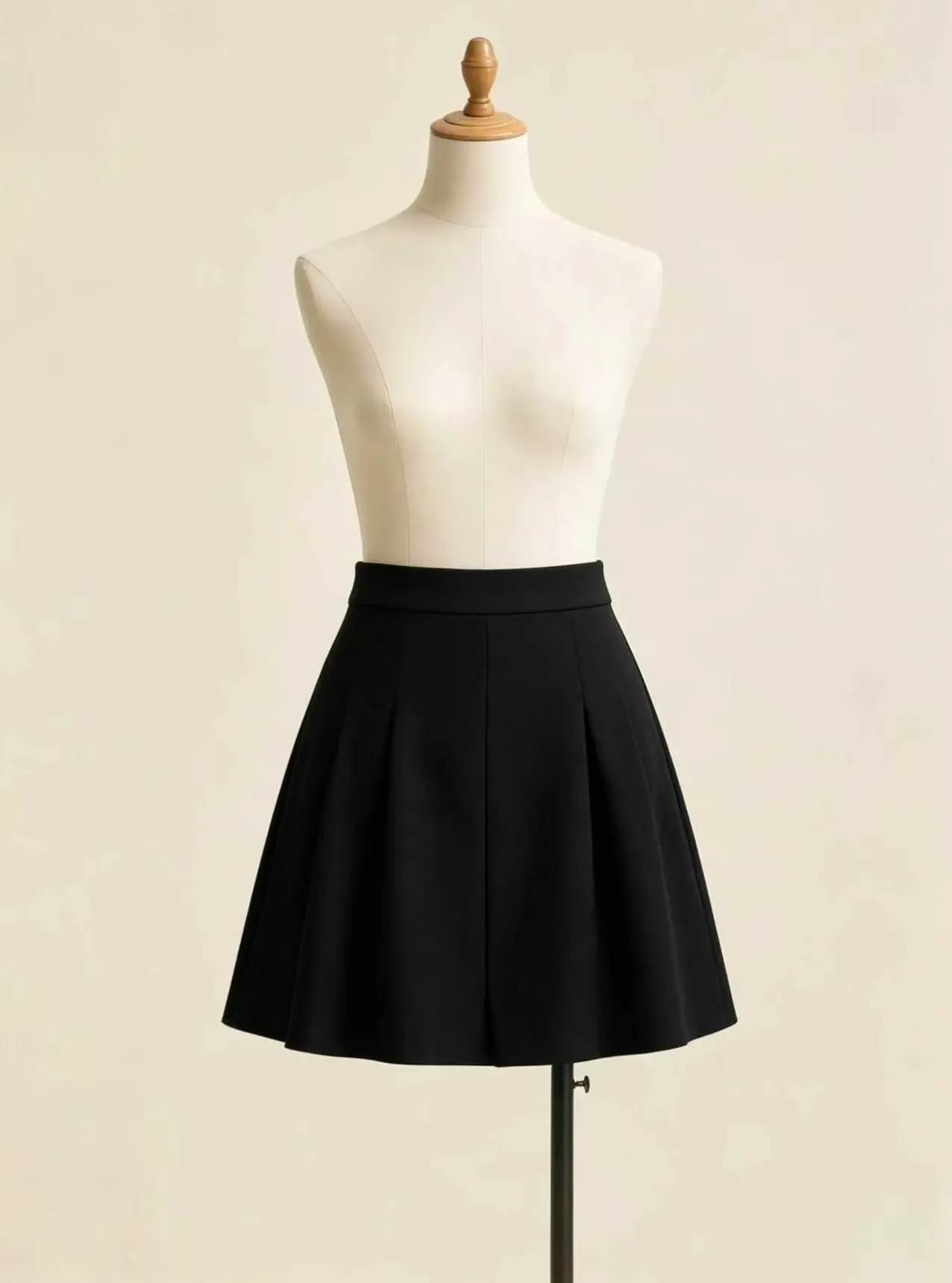 Women's High Waist Skort With Decorative Waist Belt