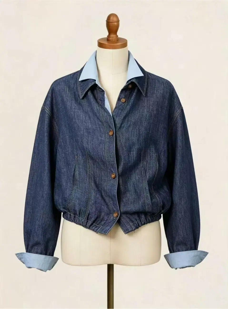 Women's Linen Drawstring Hem Shirt