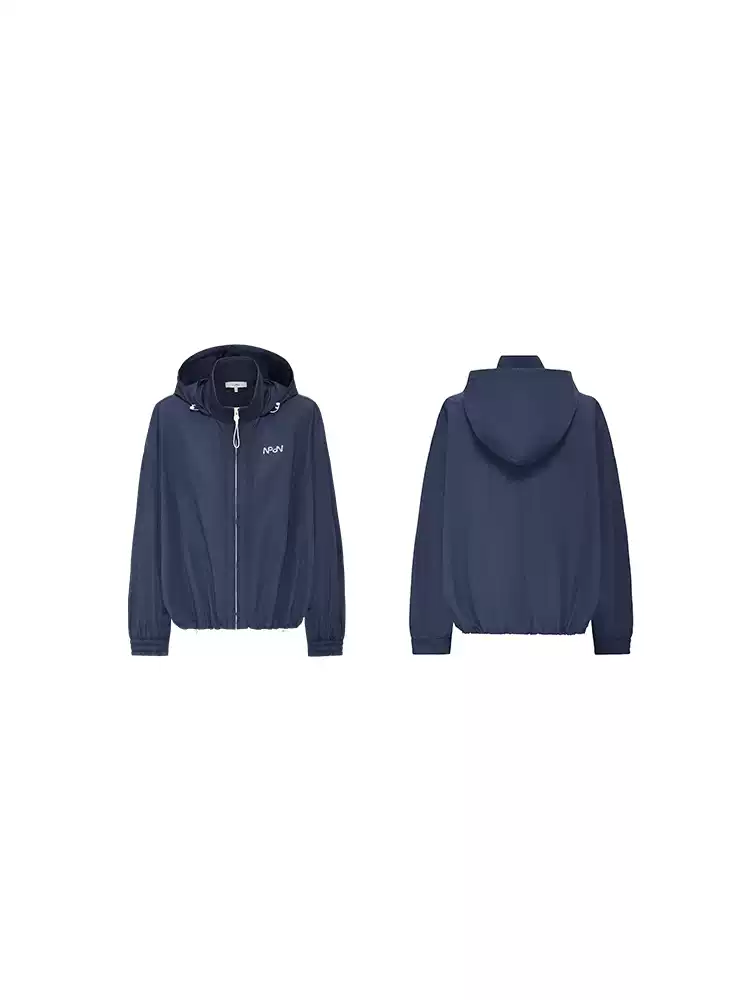 Women's Loose Hooded Long Sleeve Outdoor Jacket