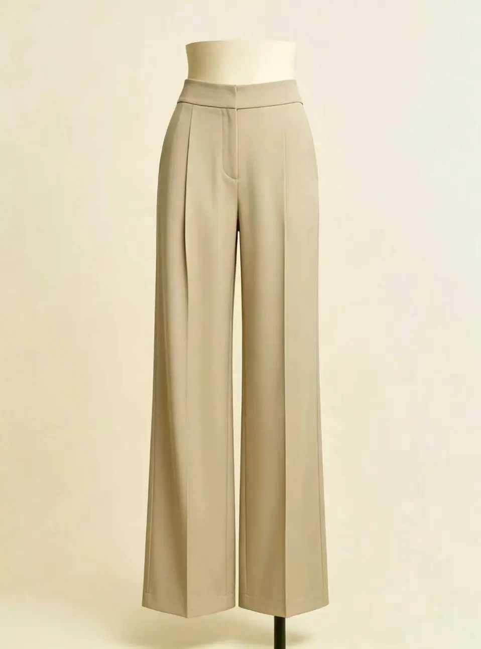 Women's Natural Waist Loose Wide Leg Trousers